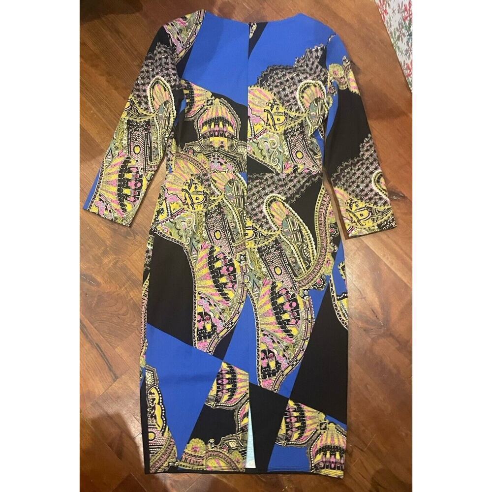 Etro Blue Paisley Dress 42